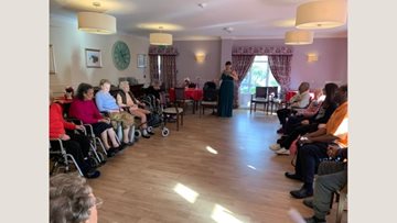 Musical afternoon at Lewisham care home